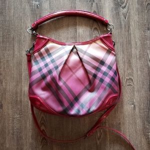 BURBERRY RASPBERRY NOVA POP MEDIUM CRAIGWELL HOBO